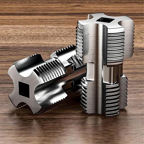 Upgraded 4/6 Point Water Pipe Threader - Hex Shank Electric Drill Tap for Inner Hole Opening in Saudi Arabia