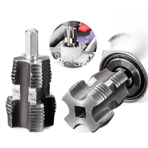 1PC PPR Pipe Thread Tap - 1/2" & 3/4" Dual Head Inner Thread Opener for Water Pipes in Saudi Arabia