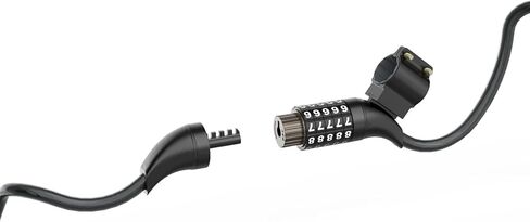 Bike Cable Lock for Electric Bicycles - 5-Digit Resettable Combination Lock, Waterproof and Durable, Ideal for Secure Parking, Easy to Use in Kuwait