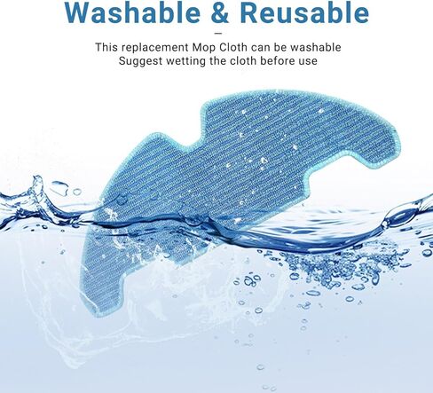 وسادات ممسحة بديلة M330 Pro متوافقة مع Lefant M330 Pro M310 Ultra OKP L6A Robot Vacuum 6 Mop Cloth in Kuwait