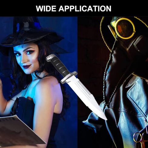 1 PCS Fake Knife Blunt Dagger Prop Foam Training Dagger Knife for Martial Art Training Costume Party Props(12") in Kuwait