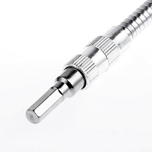 تمديد عمود معدني مرن لمفك البراغي الكهربائي، حامل لقمة سداسية 1/4 بوصة، طول 150 مم أو 300 مم للعمل في مساحة ضيقة (300 مم) in Kuwait