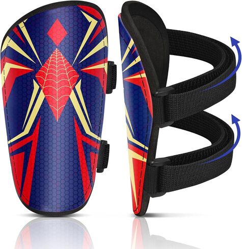 شين حراس كرة القدم أطفال بويز فتيات ، معدات حماية حارس شين لمدة 2-7 سنوات ، وسادات كرة القدم مع الأشرطة القابلة للتعديل in Kuwait