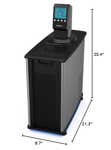 حمام الماء المبرد من PolyScience MX07R-20-A11B MX07R-20، وحدة تحكم MX، 21.3 بوصة × 25.4 بوصة × 8.7 بوصة، سعة 7 لتر، 120 فولت، -20 إلى 135 درجة مئوية in Kuwait
