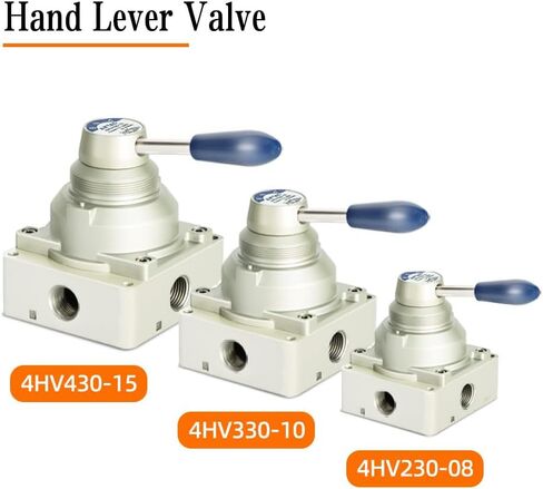 1/4''NPT 4HV230-08T Rotary Lever Hand Valve 3 Position 4 Way Air Flow Control in Kuwait