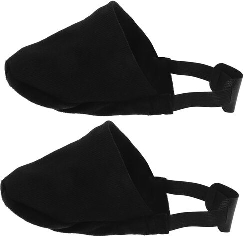 Bowling Shoe Slider Cover Shoe Cup Cover Bowling Accessories Slide Design for Bowlers Black in Saudi Arabia