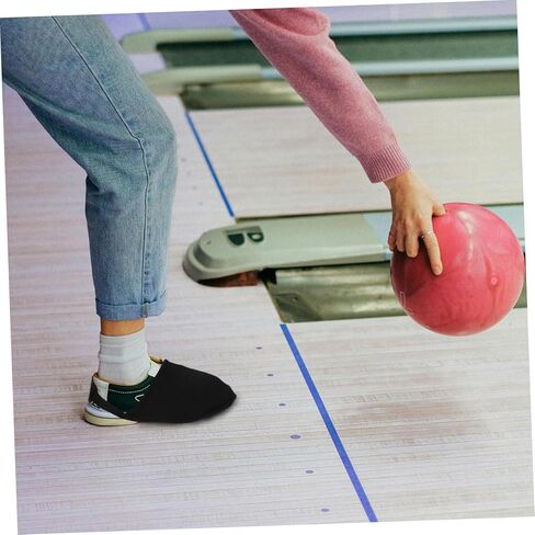 Bowling Shoe Slider Cover Shoe Cup Cover Bowling Accessories Slide Design for Bowlers Black in Saudi Arabia