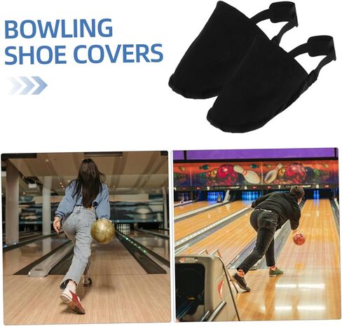 Bowling Shoe Slider Cover Shoe Cup Cover Bowling Accessories Slide Design for Bowlers Black in Saudi Arabia