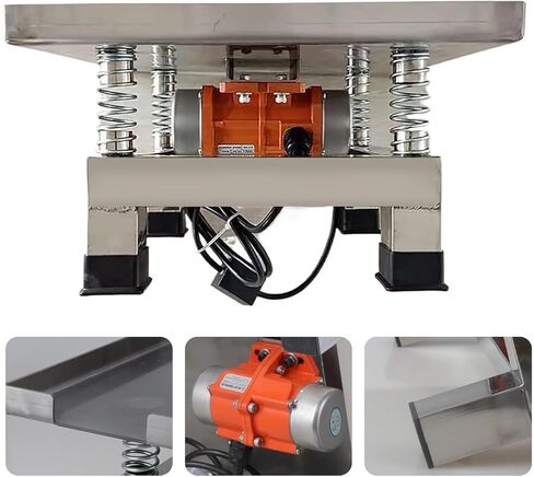 Concrete Vibrating Table - Electric Vibration Platform - Vibration Test Bench,Optional 10/20kg Load Capacity-for Remove Bubbles/Shake The Precipitate (35 * 35cm) in Saudi Arabia