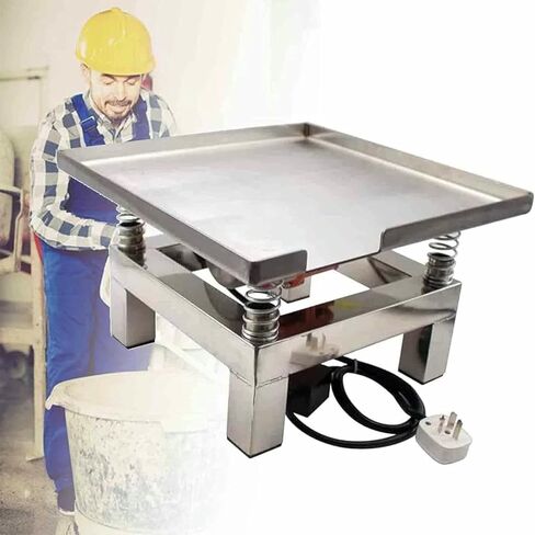 Concrete Vibration Table,Vibrating Test Bench,Stainless Steel Compactor Platform Stainless Steel,for Mold Filling,Glue Filling in Saudi Arabia