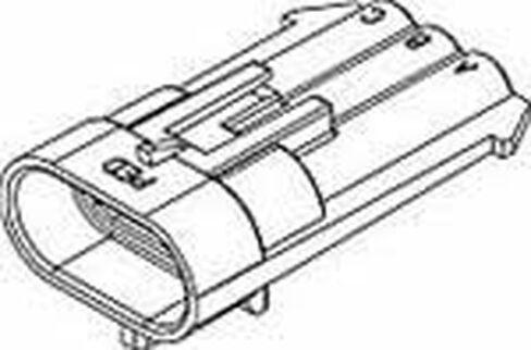 Automotive Connectors 3P Male Black 150 Series 14 AMPS (1 piece) in Kuwait