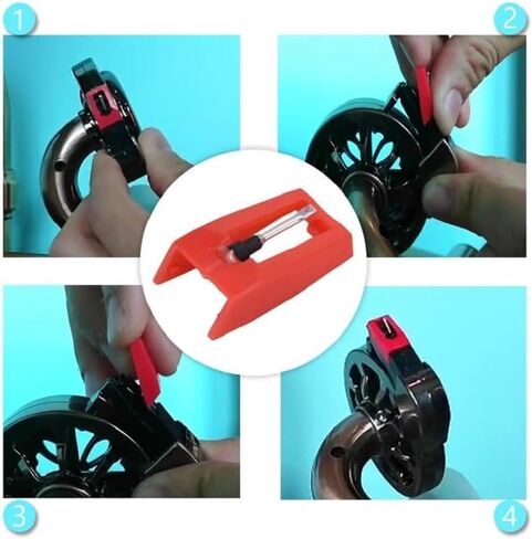 3 Pack Vinyl Record player Needle With Cartridge Universal Turntable Cartridge Record Player Needle Replacement Stylus Needles for Vinyl Record Player LP Phonograph in Kuwait