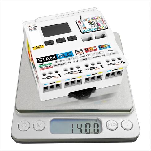 M5Stack Official M5stamp PLC Controller with M5stampS3 - Programmable Logic Control Module for Industrial Automation in Saudi Arabia