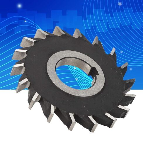 High Speed Steel Milling Cutter, Fine Punching Gear Cutter Disc, Large Cut Out Design, Industrial Milling Tool with Smooth, 100mm Diameter, 18 Teeth for Precision Machining in Kuwait