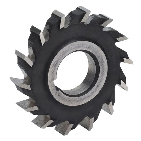 Milling Cutter High Speed Steel 14 Teeth, Face Mill Disc for Punching Drilling, Accurate Processing, Fine Workmanship, Glossy Surface, 63x10mm Size in Kuwait