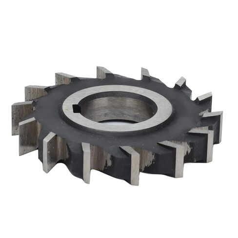 Milling Cutter High Speed Steel 14 Teeth, Face Mill Disc for Punching Drilling, Accurate Processing, Fine Workmanship, Glossy Surface, 63x10mm Size in Kuwait