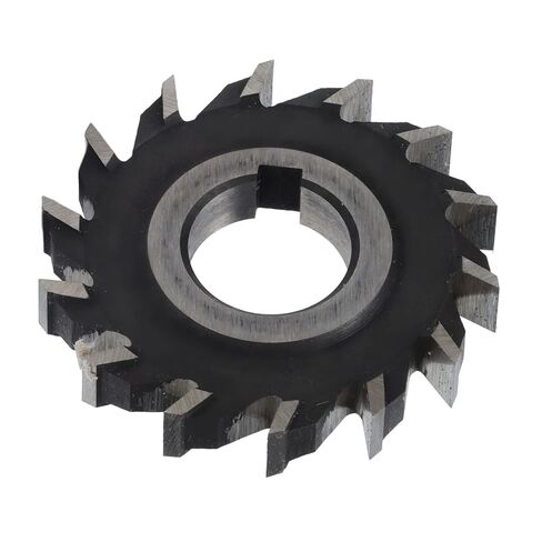 Milling Cutter High Speed Steel 14 Teeth, Face Mill Disc for Punching Drilling, Accurate Processing, Fine Workmanship, Glossy Surface, 63x10mm Size in Kuwait
