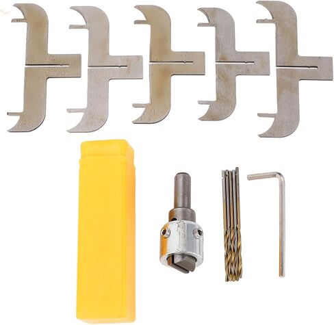 YedaHcy Bracelet Milling Cutter Set, Woodworking Ring Maker Drill Bit Kit, High Speed Steel Tools for DIY Jewelry Crafting, Personalized Creation, Accurate Cutting, Sturdy and Practi in Kuwait