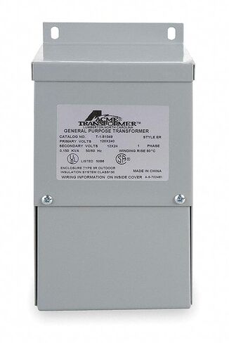 Acme Electric T113075 محول باك بوست، مرحلة واحدة، 120 × 240 فولت أساسي - 16/32 فولت ثانوي، 2 كيلو فولت أمبير in Kuwait