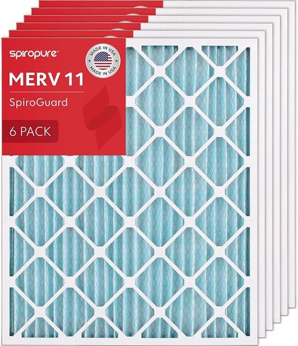 SpiroPure 30X36X2 MERV 11 Geothermal Air Filters - Made in USA (6 Pack) in Kuwait