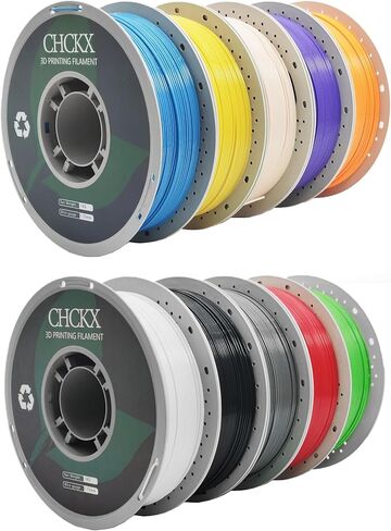 PETG 3D Printer Filament Bundle, 16Rolls,Dimensional Accuracy +/- 0.03 mm, 1kg Spool(2.2lbs), 1.75 mm Fit for Most 3D Printers,16-Multicolor Assortment in Saudi Arabia