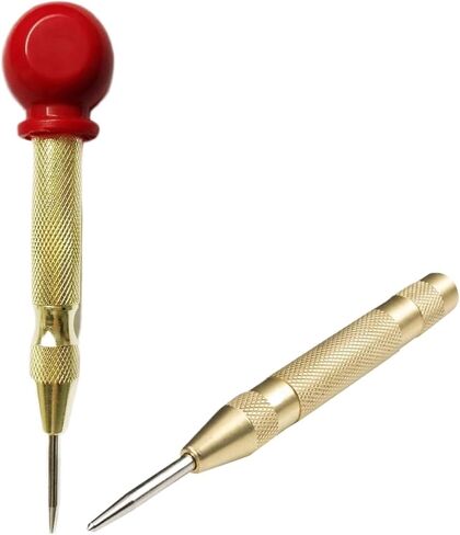 Center Positioning Punch 1pc Automatic Centre Punch General Automatic Punch Hand Tools Set Metal Drill Adjustable Spring Loaded Automatic Punch(2pcs Set) in Kuwait