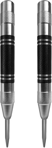 Center Positioning Punch Automatic Center Punch Locator Window Breaker Punch Metal Drill Tool Automatic Punch Hand Tools for Glass Metal(4 pcs) in Kuwait