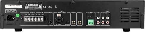 Dayton Audio DA60R 60W 2U Rack Mount Mixer-Amplifier 70V / 100V or 4 Ohm 3 Mic 2 Aux 1 Tel Inputs in Saudi Arabia