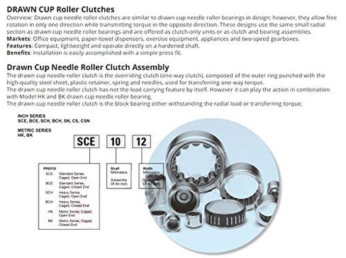 Needle Roller Bearings SCE24 Bearing Drawn Cup B24 BA24Z SCE 24 3.1756.356.35 mm in Kuwait