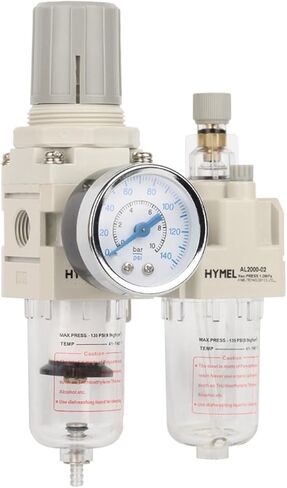 Pneumatic Compressed Air Compressor FR.L Filter Regulator Drain Component Pneumatic Tools AC2010-02 1/4(12MM) in Saudi Arabia