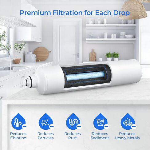 4HC-H Water Filter, Replacement for H9655-11, Compatible with Hoshizaki Filtration Manifolds H9320-51, H9320-52, and H9320-53 (1 Pack) in Kuwait