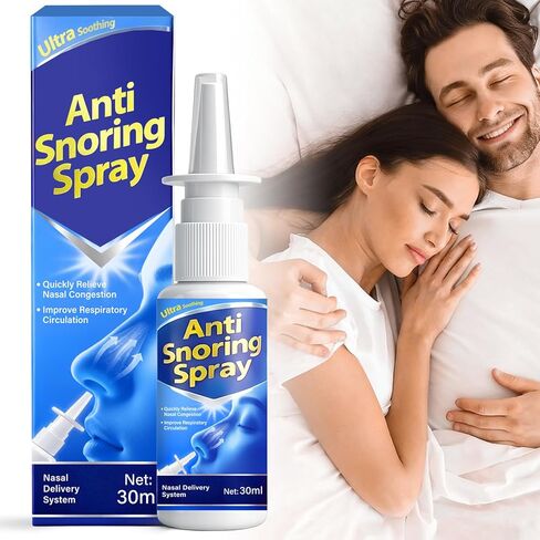 Anti Snoring Spray for Adults - Natural Formula Helps Support Quiet Sleep and Easier Breathing - 30ml in Kuwait