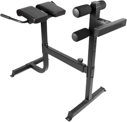 Roman Chair Hyperextension Bench Adjustable Hyperextension 90 Degree Strength Roman Chair with Handle, Ab Bench Multi-Functional Weight in Kuwait