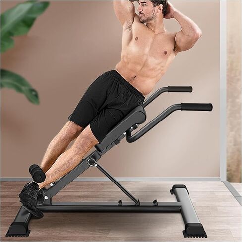 Roman Chair Hyperextension Bench Roman Chair Back Extension-benches Hyperextension Strength Training Equipment Abdominal Exercise Waist Extension Workout in Kuwait