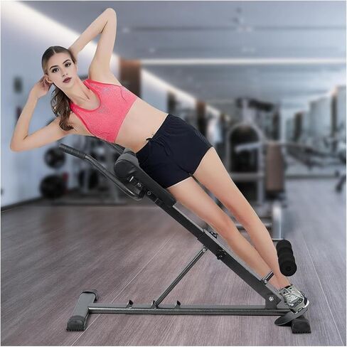 Roman Chair Hyperextension Bench Roman Chair Back Extension-benches Hyperextension Strength Training Equipment Abdominal Exercise Waist Extension Workout in Kuwait
