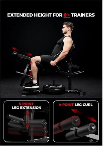 Roman Chair Hyperextension Bench Home Gym Leg Exercise Equipment Triple-Load Extension Curl Machine with Adjustable Features Fitness Chair for Hip in Kuwait