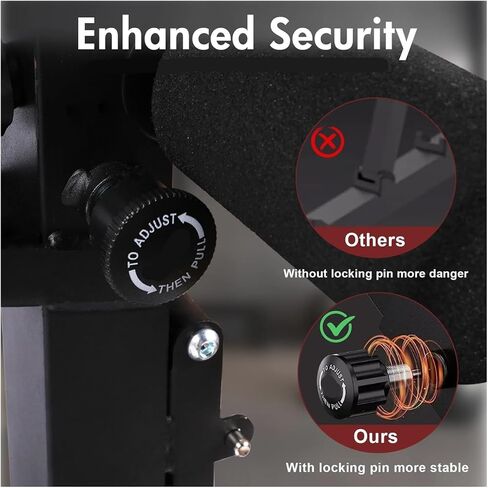 Roman Chair Hyperextension Bench 7-Level Foldable Adjustable Weight Dumbbell Bench Incline Multifunctional Bench/Headrest Leg Extended 770 lbs for Home Workouts in Kuwait