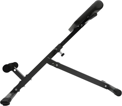 Roman Chair Hyperextension Bench Foldable Hyper Back Extension Roman Chair 5 Position Adjustable Hyperextension Bench Abdominal Workout Machine Sit up Full in Kuwait