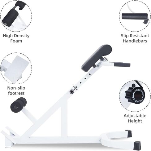 Roman Chair Hyperextension Bench Adjustable Roman Chair Goat Waist Support Device Home Fitness Equipment Abdominal Back and Multifunctional Training Machin in Kuwait