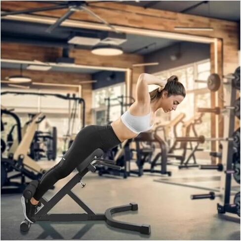 Roman Chair Hyperextension Bench Extension Roman Chair Adjustable Lower Back Bench Machine Multifunctional Hyperextension Home Gym Sit up in Kuwait