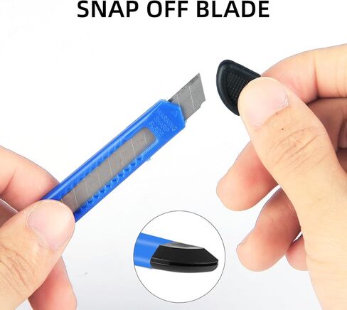 4 قطع من سكاكين قطع الصناديق، سكاكين المساعدة من الجيل الثالث، فتاحة شفرات الحلاقة، سكاكين المساعدة، قواطع الصناديق القابلة للسحب، سكين عمل صغير من Htaexpu in Kuwait