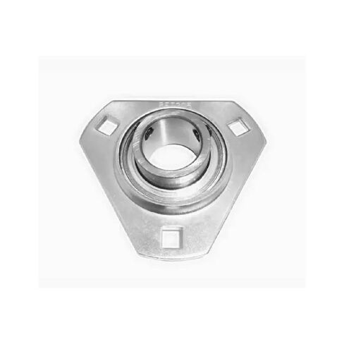 SBPFT205-15, 15/16" Bore Set Screw Pressed SteelTrangular 3-Bolt Flange Bearing in Saudi Arabia