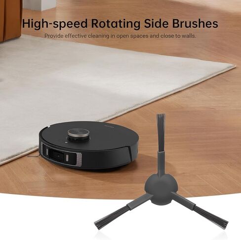 DREAME Side Brushes Compatible with L40s Ultra CE /L40s Ultra AE /L10s Ultra Gen 2 /L20 Ultra /X30 Ultra / L10s Pro Ultra, Robot Vacuum Replacement Side Brushes for Cleaning Floors/Carpets (2pcs) in Saudi Arabia