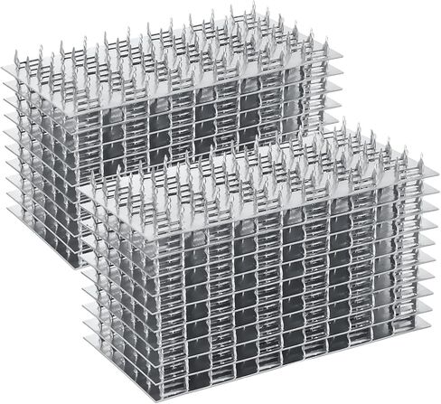 20PCS Truss Plates, 3x6 Inch Pronged Truss Mending Plates, Repair Tie Plate Bracket with 9mm Nail Teeth for Wood Stud Roof Truss Timber, 20 Ga Thickness in Saudi Arabia