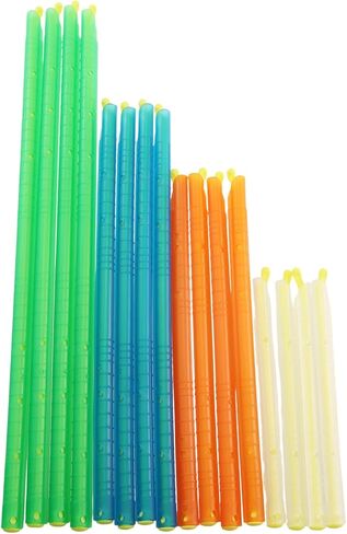 16 قطعة 28/22.5/18.5/12.5 سنتيمتر قابلة لإعادة الاستخدام الغذاء حقيبة التخزين مقاطع عزل معدات إعداد الطعام التعبئة والتغليف المشبك in Kuwait