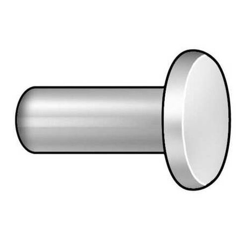 Rivet, Flat, 1/4 Dia, 1 1/2 in L, PK50 in Saudi Arabia