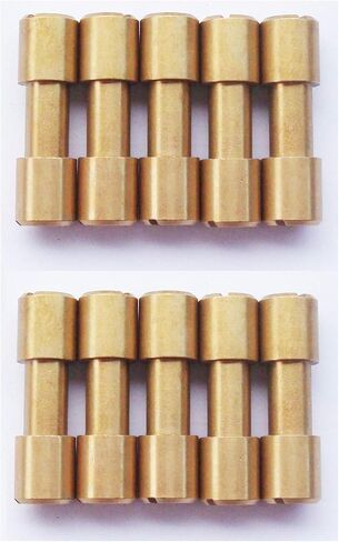 Brass Corby Bolts Fasteners, EDC Knives Maker Pivot Pin Rivets,DIY Knife Handle Studs Screws,Pack of 10 (8mm) in Kuwait