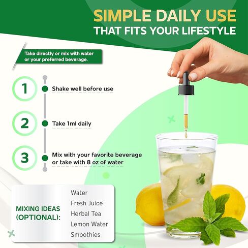 Organic Wormwood, Black Walnut, Oregano, Soursop, Shilajit Liquid Drops – 1550mg per Serving, Ultra Potent, USA Made & Lab Tested – 2 FL OZ (60ml) in Kuwait