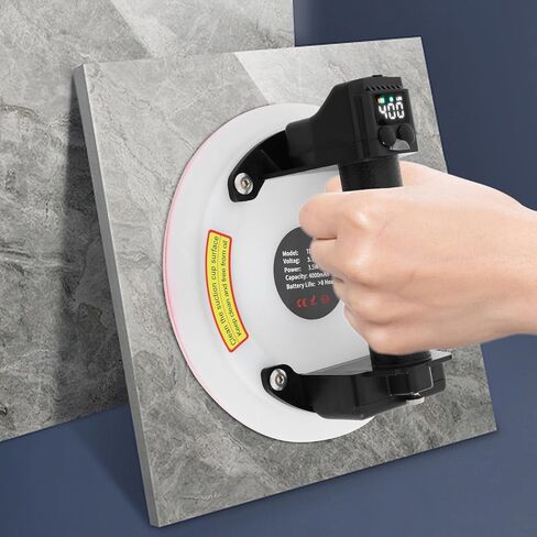 كوب شفط كهربائي، كوب شفط قوي لاسلكي للجدار المعدني الزجاجي للبلاط، أكواب شفط شديدة التحمل مع جهاز تحكم عن بعد وشاشة LED in Kuwait