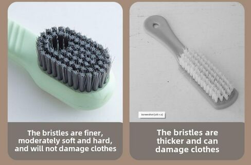 Multifunctional Cleaning Brush with Plaid Grip, Soft Fine Bristles, Easy Decontaminate,soap Dispenser (White) in Kuwait